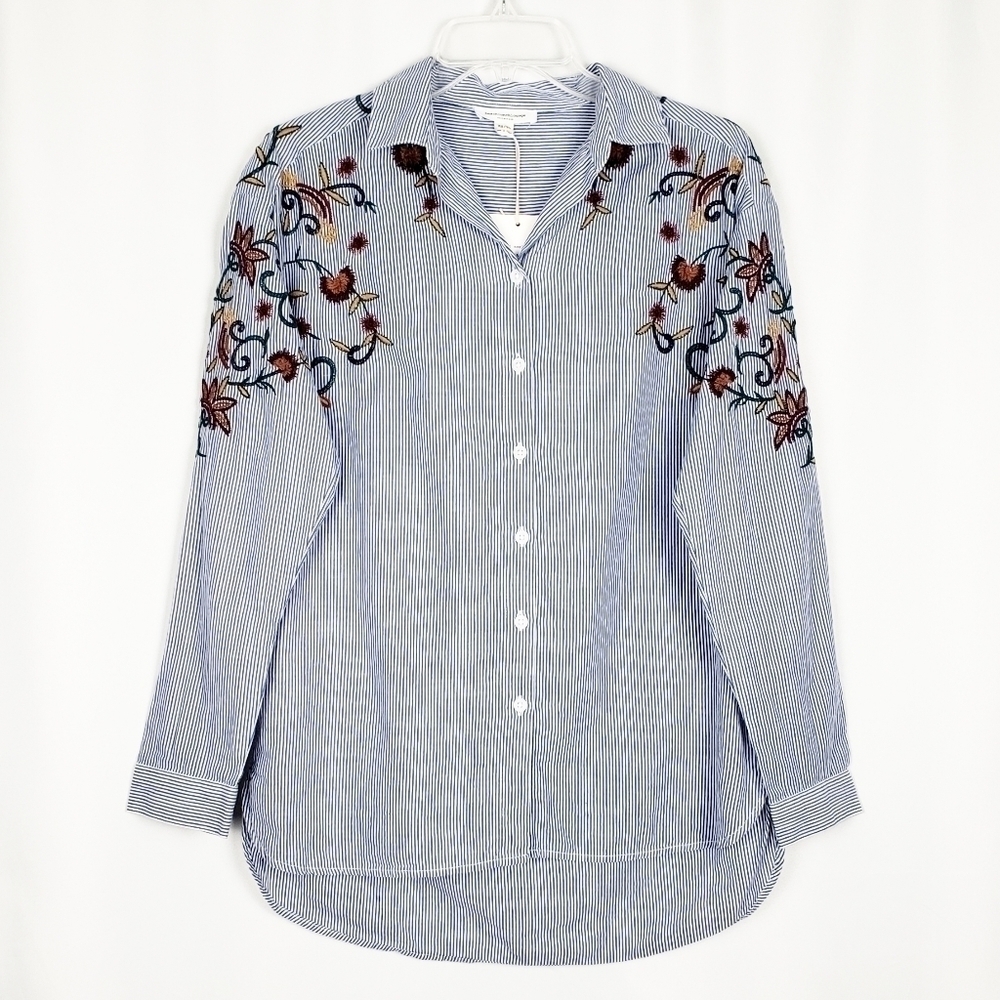 BEACHLUNCHLOUNGE embroidered button up shirt
